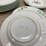 Lucca Art Stoneware White-Multicolor Dinnerware