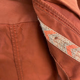 Marrakech- Antropologie Women's Size XS Rust Solid Button Down Jacket