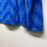 Columbia Women's Size S Blue Pattern Zip Neck Fleece