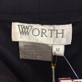 Worth Size 12 Solid Wool Blend Pants
