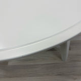 Ikea Kragsta  Round White Wood Coffee Table
