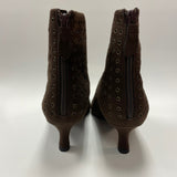 Chico's Size 10 Women's Brown Cut Out High Back Booties
