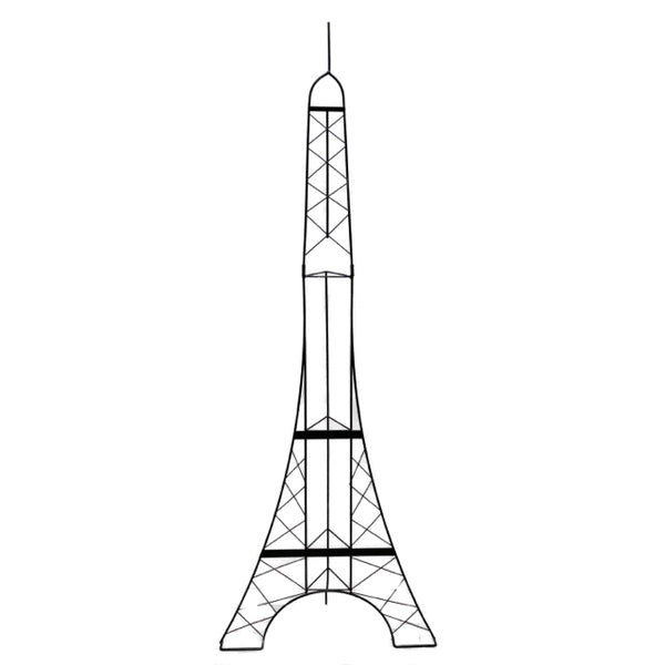 Black Metal Eiffel Tower Floor Stand