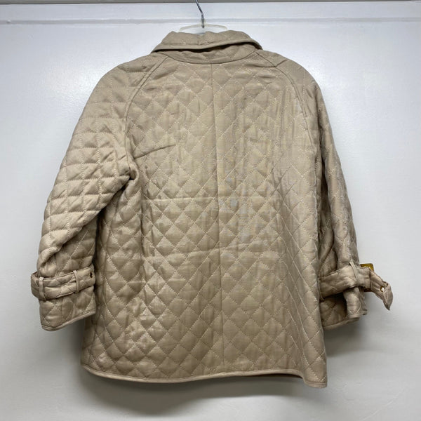 Chico's Women's Size 0 - S Beige Shimmer Button Down Jacket