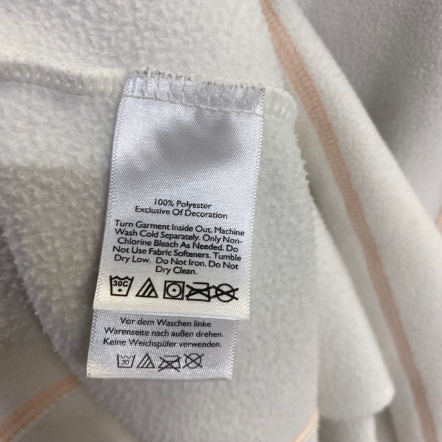 Eddie Bauer Women's Size 2x White Solid Zip Mock Neck Activewear Top